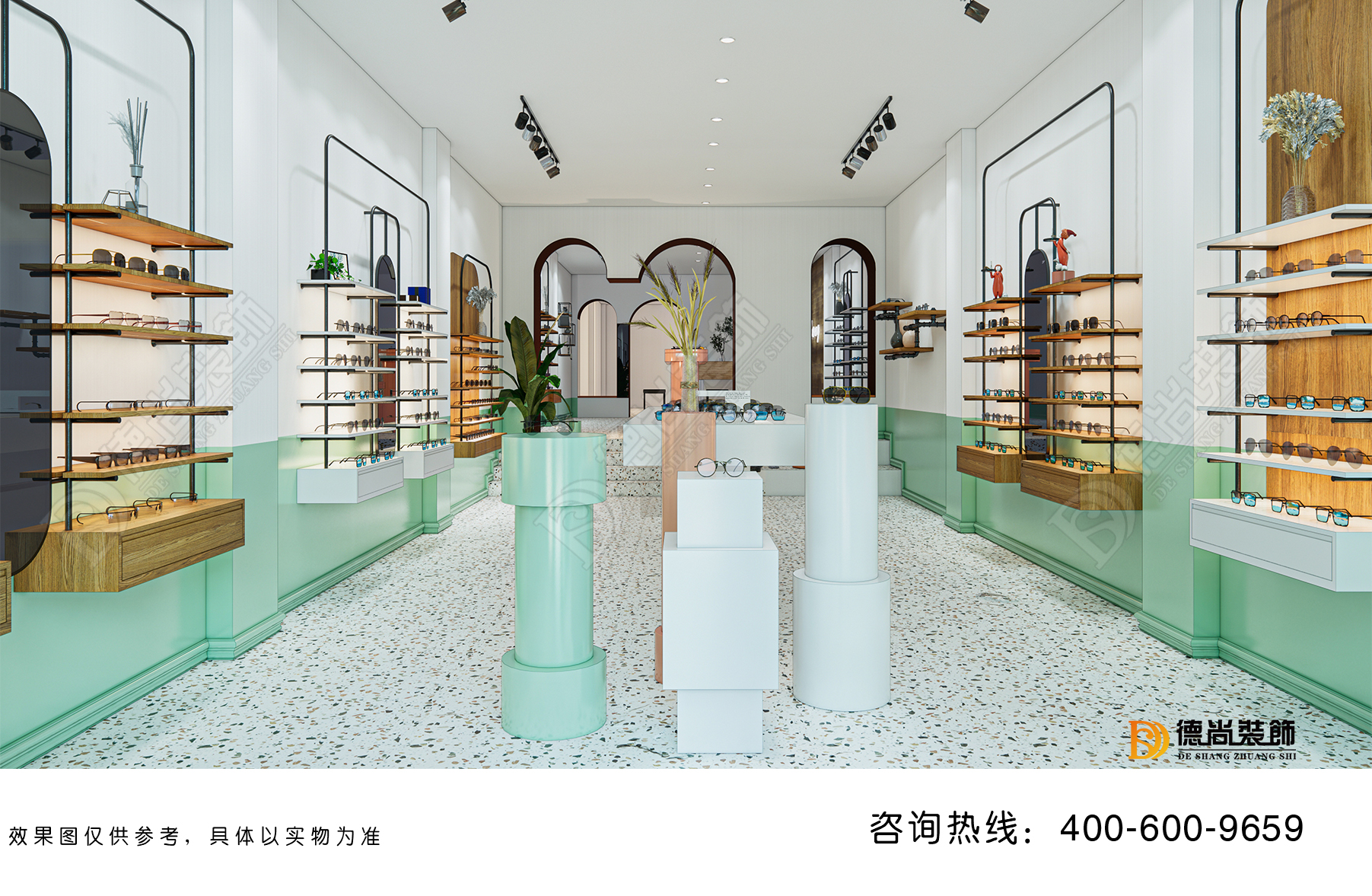 眼镜展柜设计