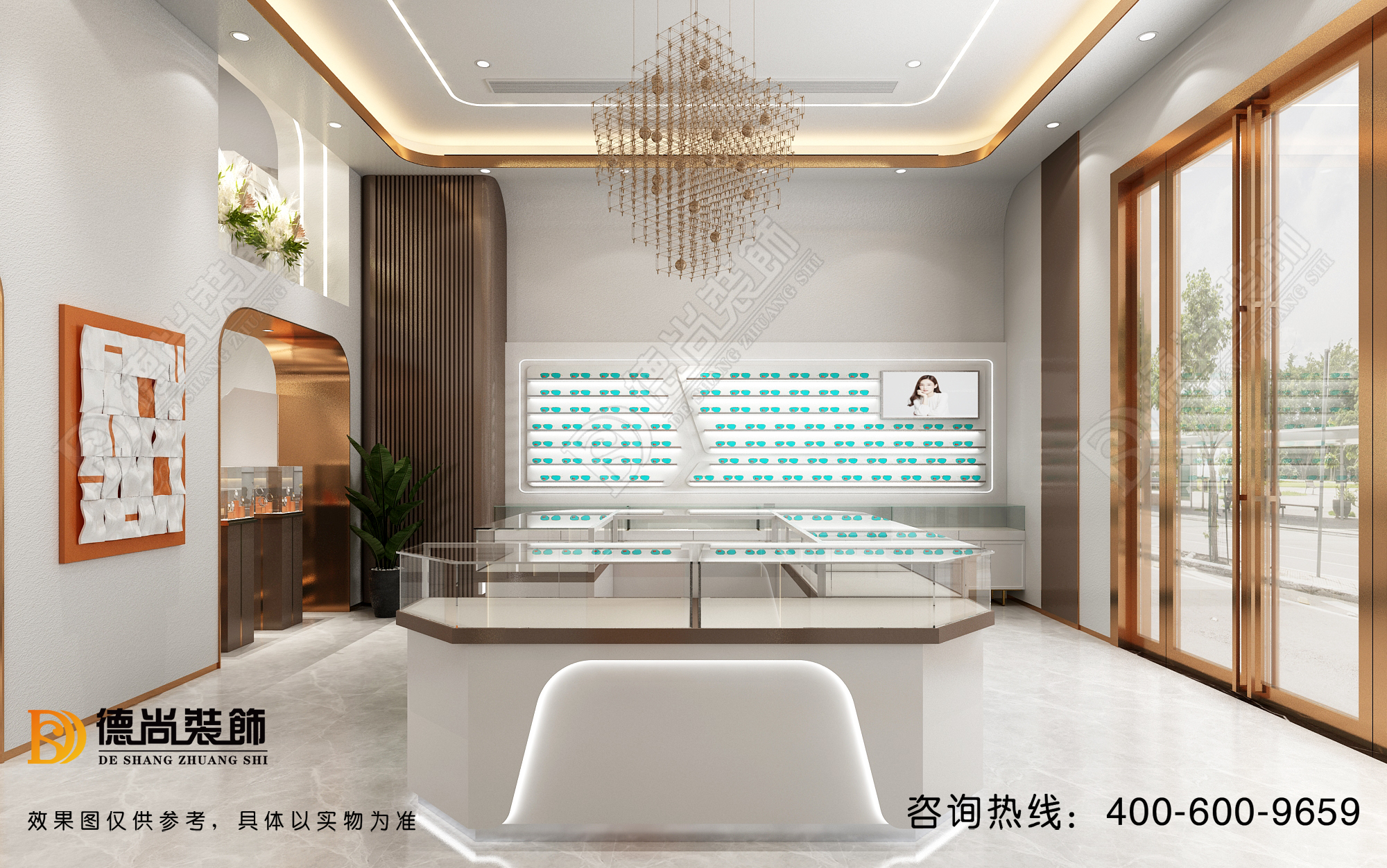眼镜展柜设计
